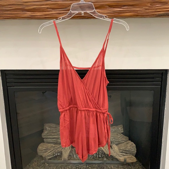 NWT{Somedayslovin}Sz XS Rust Tides Jersey Playsuit - Picture 1 of 13